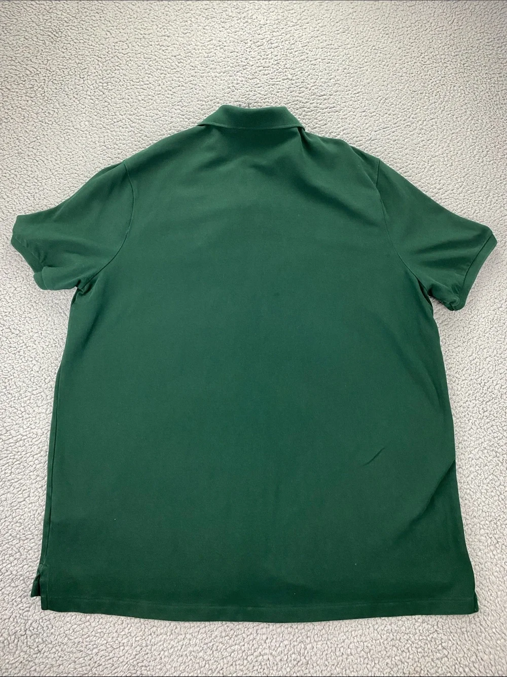 Polo Ralph Lauren Green Classic Fit Chenille P Patch Varsity Polo Shirt Mens XXL